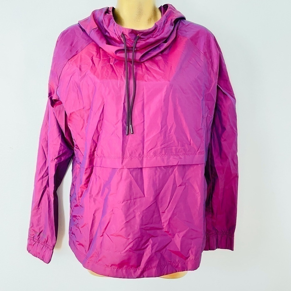 Under Armour Iridescent Pink Windbreaker Jacket XS NWT | Sporty Chic‎ - Picture 2 of 6